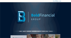Desktop Screenshot of boldfinancialgroup.com